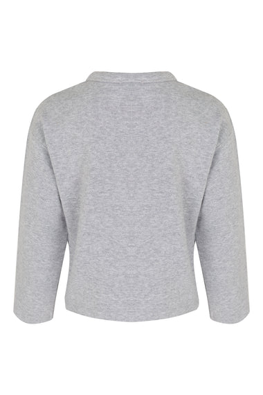 Girl Angelique Lurex Sweatshirt Gray