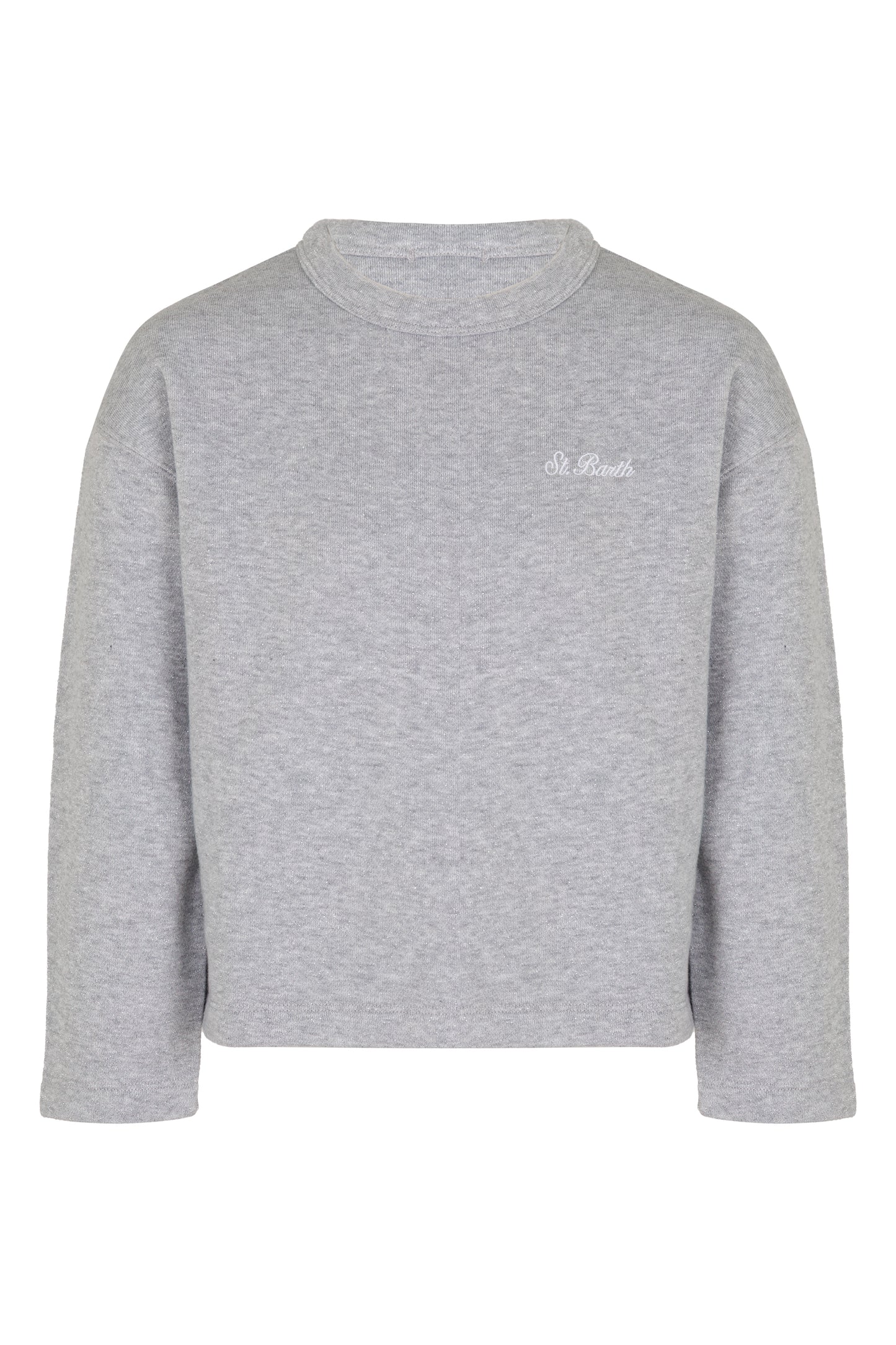 Load image into Gallery viewer, Girl Angelique Lurex Sweatshirt Gray
