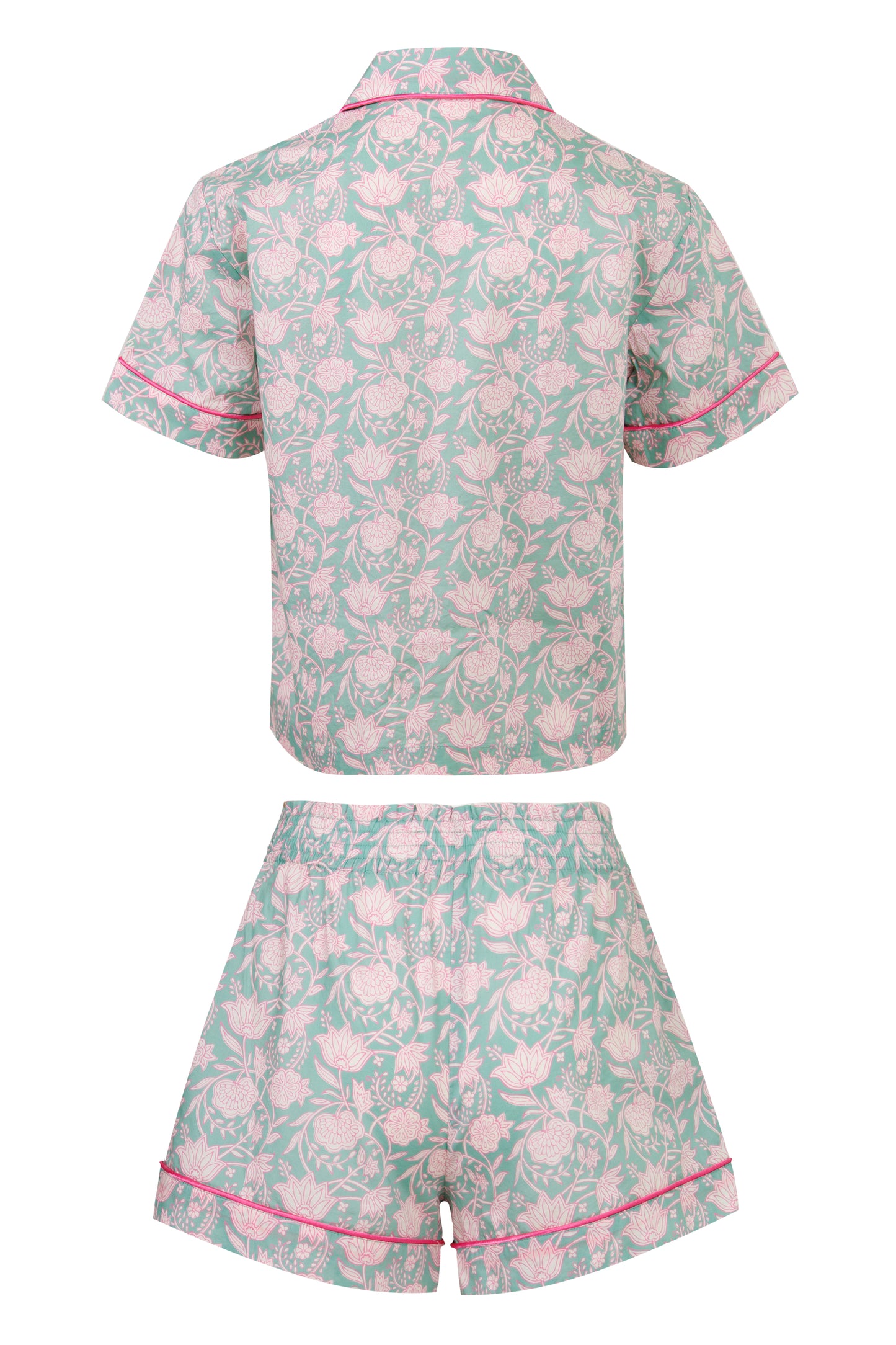Load image into Gallery viewer, Girls Sammy Jr Cotton Flowers Pipping Set
