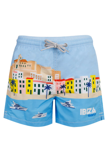 Haiti Ibiza Postcard Swim Shorts