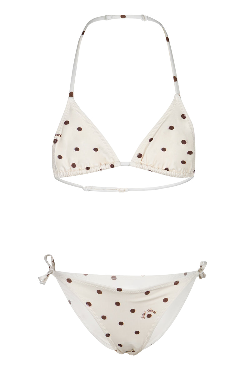 Holly Classic Triangle Bikini Coriandol Pois
