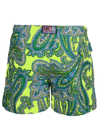 Jean Lighting Cachemire Vibe Neon Yellow/Green Swimshorts