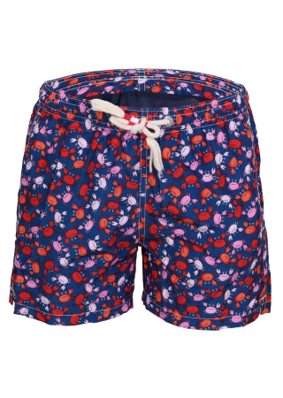 Jean Lighting Granky Crab Blue Mix Boys Swimshorts