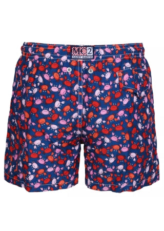 Jean Lighting Granky Crab Blue Mix Boys Swimshorts