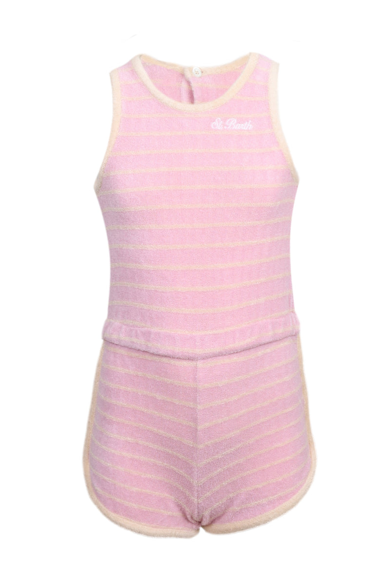 Myrtille Terry Stripes Pink