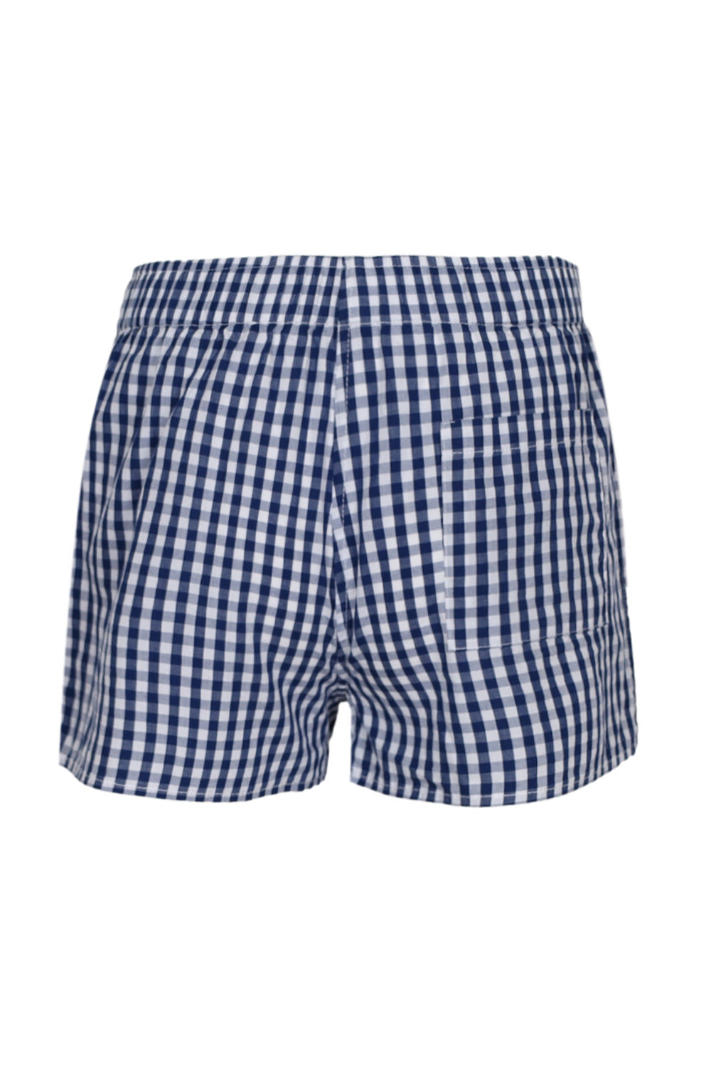 Load image into Gallery viewer, Popeline Boxy Vichy Blue Shorts
