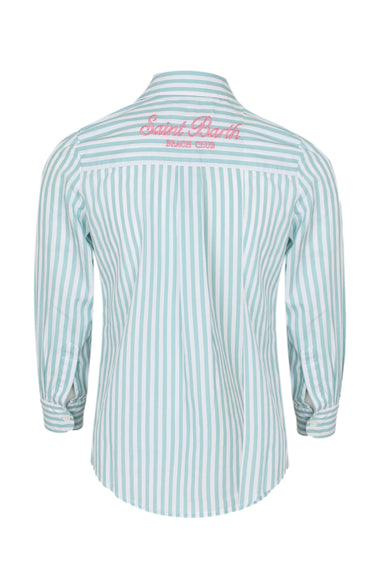 Popeline Brigitte Green Shirt