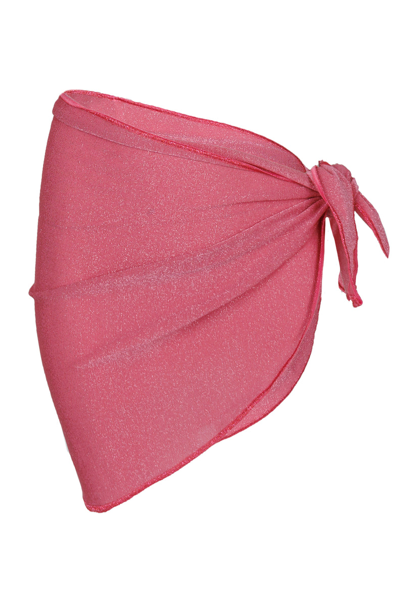 Sery Jr Lurex Glitters Pink Girl Short Sarong