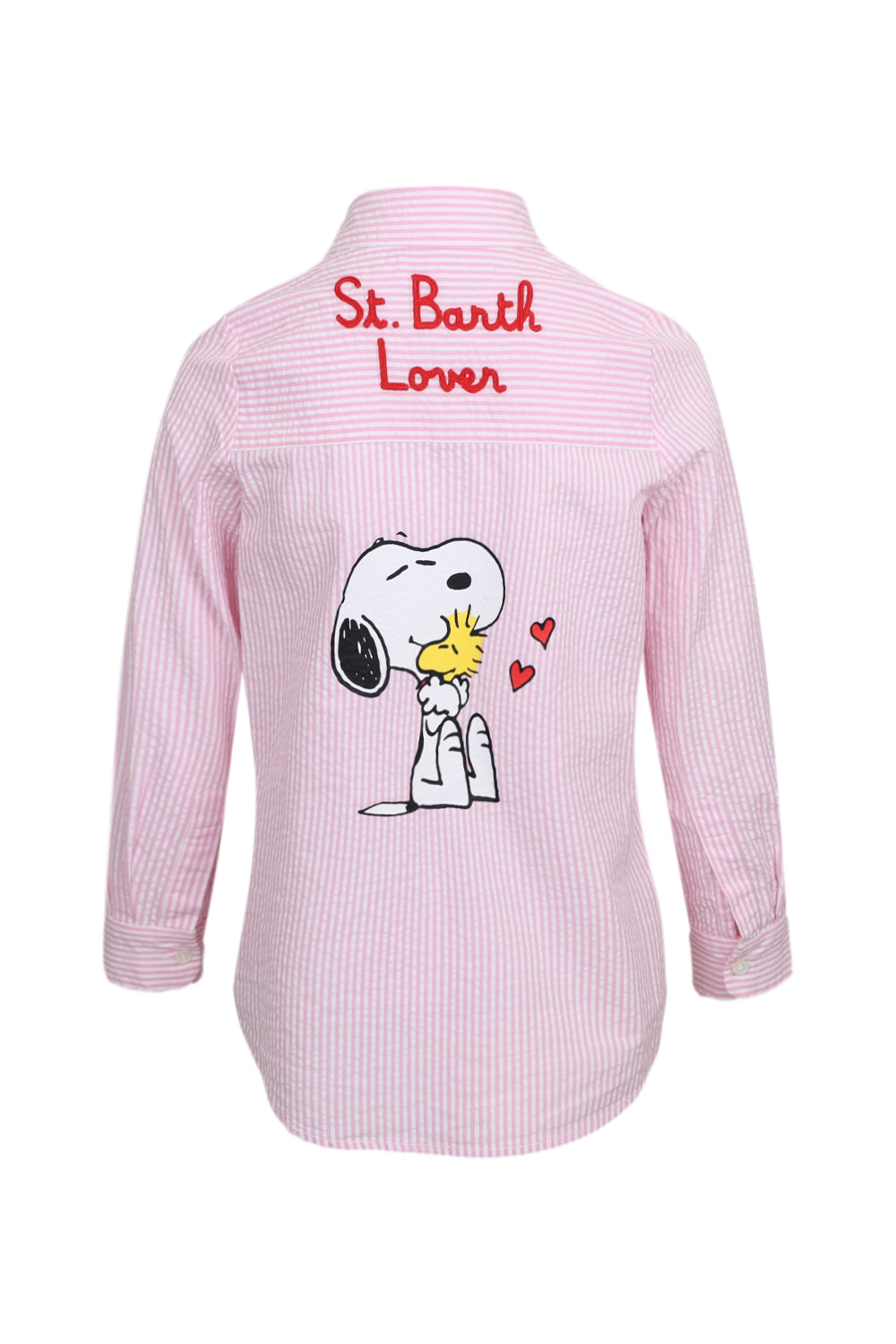 Load image into Gallery viewer, Snoopy Stripes Shirt Pink
