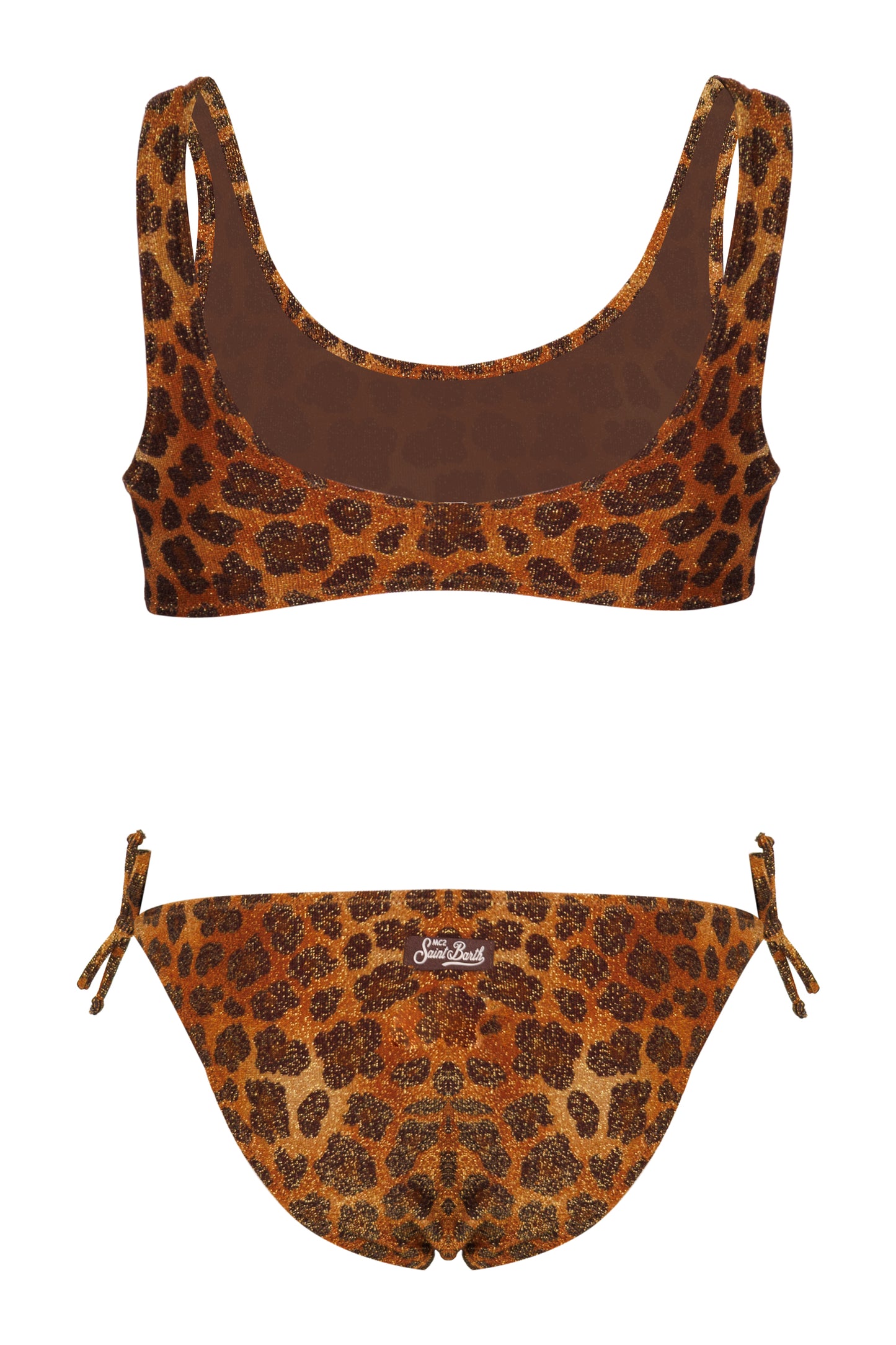 Load image into Gallery viewer, Taffy Bralette Bikini Leopard Print
