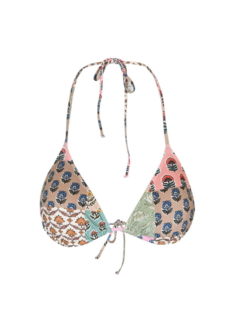 Leah Triangle Jondal Patch Bikini Top
