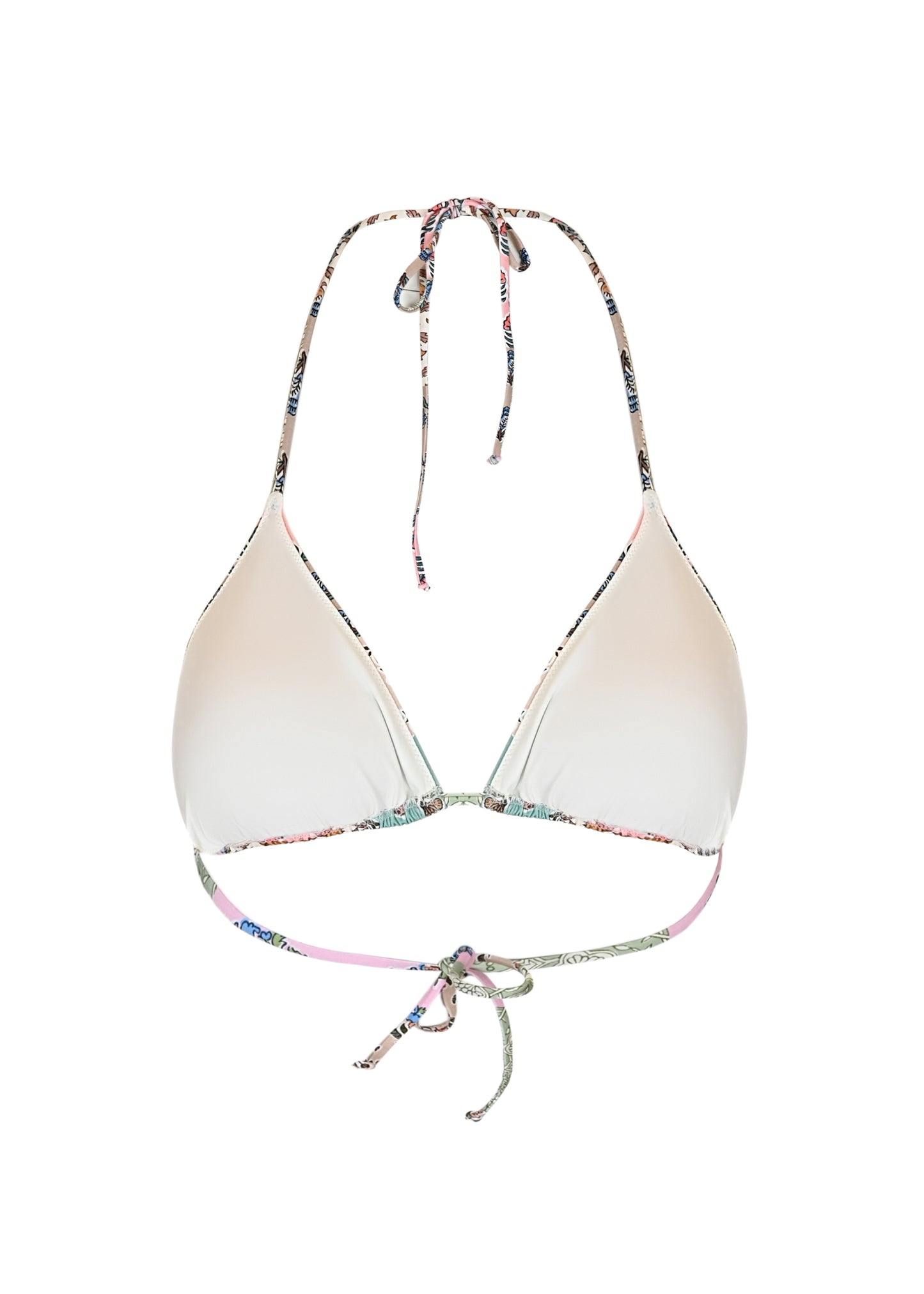 Load image into Gallery viewer, Leah Triangle Jondal Patch Bikini Top
