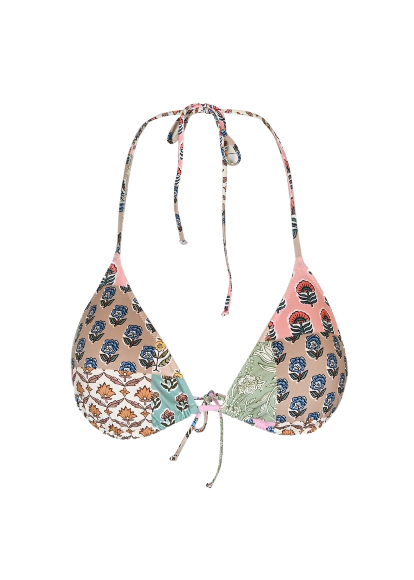 Load image into Gallery viewer, Leah Triangle Jondal Patch Bikini Top
