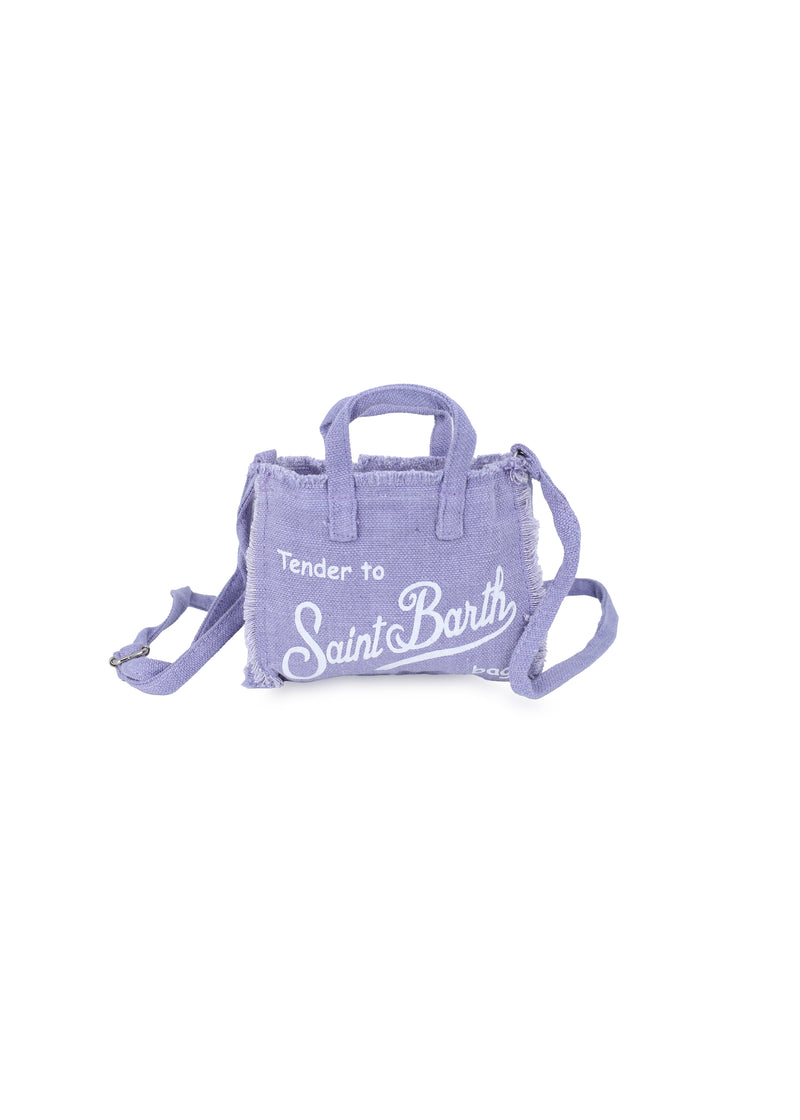 Lilac Linen Phone Bag