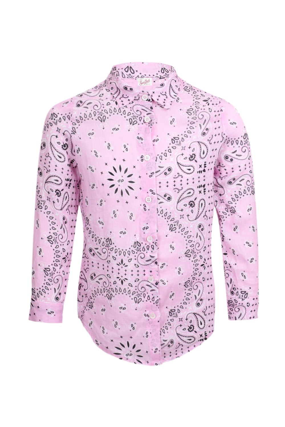Load image into Gallery viewer, Linen Bandanna Print Shirt
