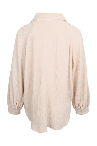 Maira Off White Muslin Blouse