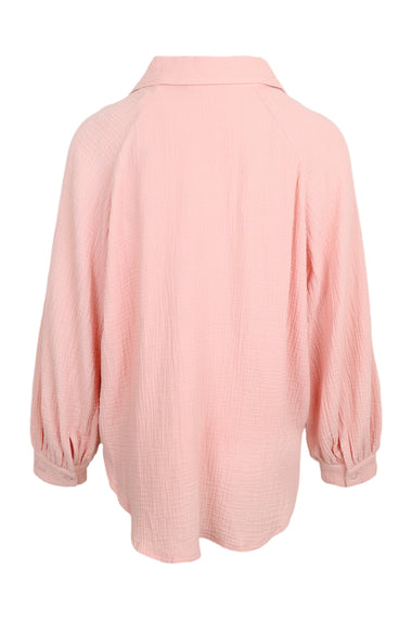 Maira Pink Muslin Blouse