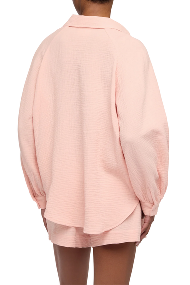 Maira Pink Muslin Blouse