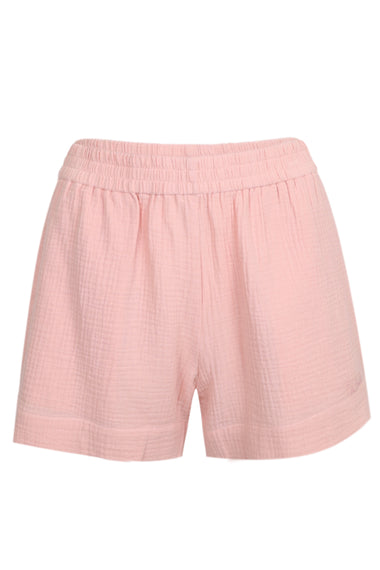 Meave Cotton Muslin Pull Up Short Pink