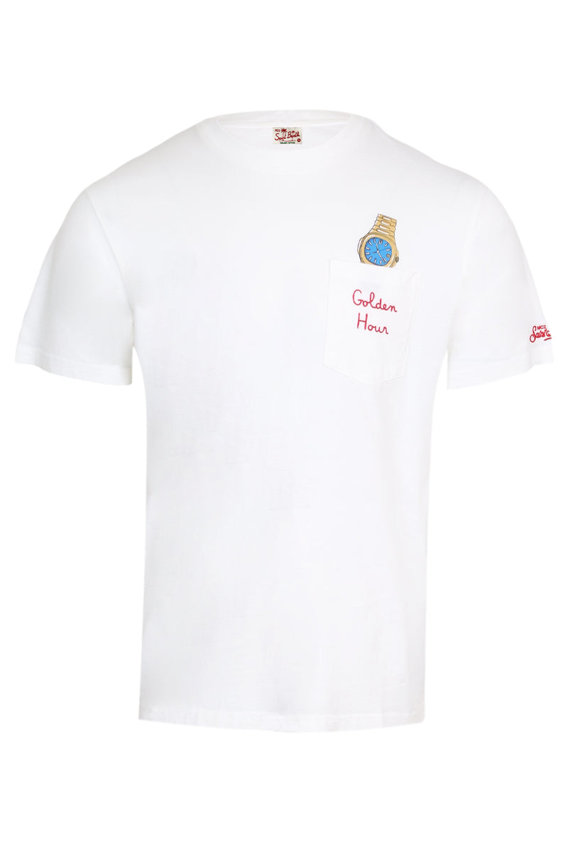 Austin T-shirt with Golden Hour Embroidery