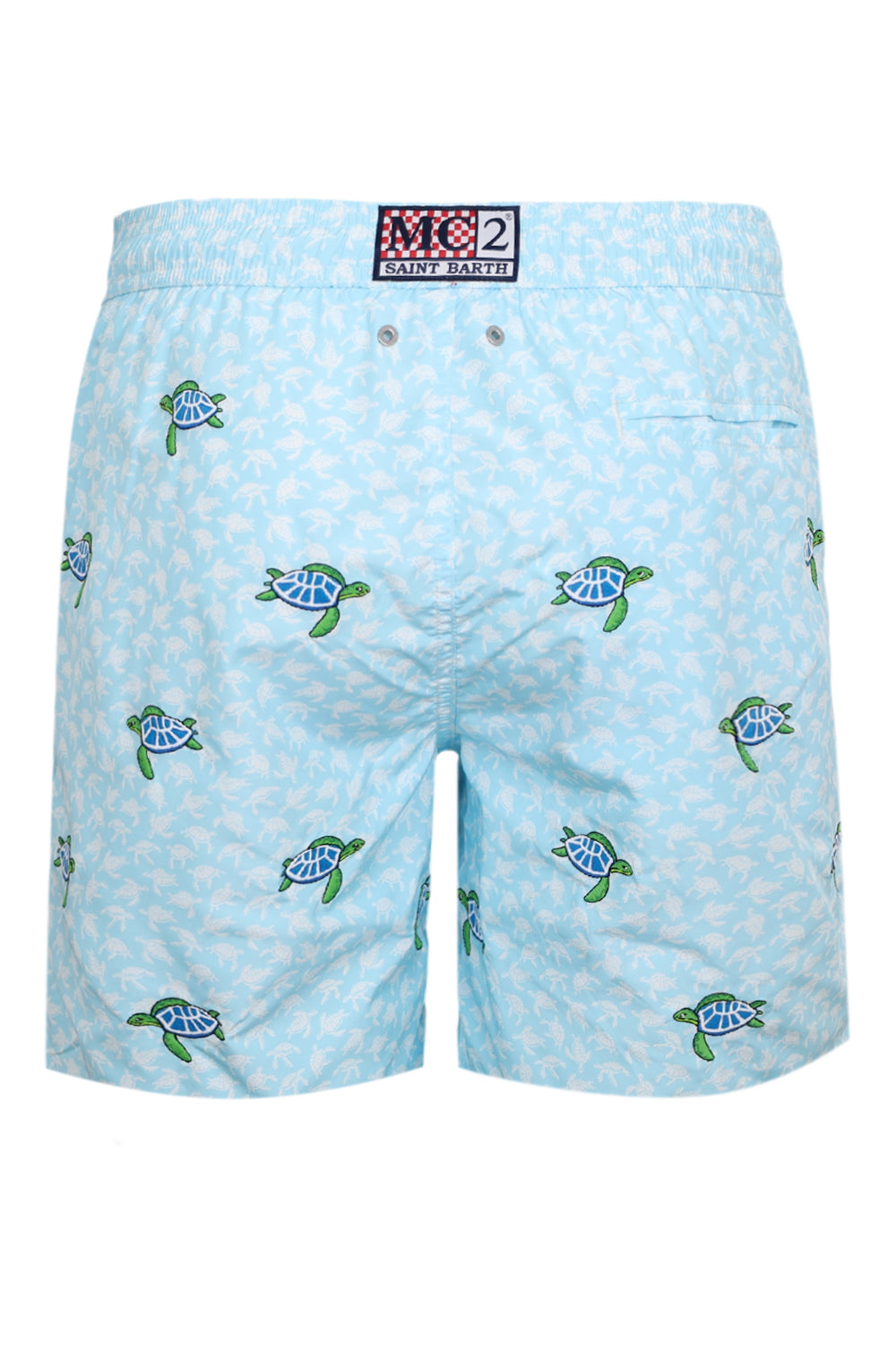 Load image into Gallery viewer, Lighting Embroidered Swim Short Turtle On
