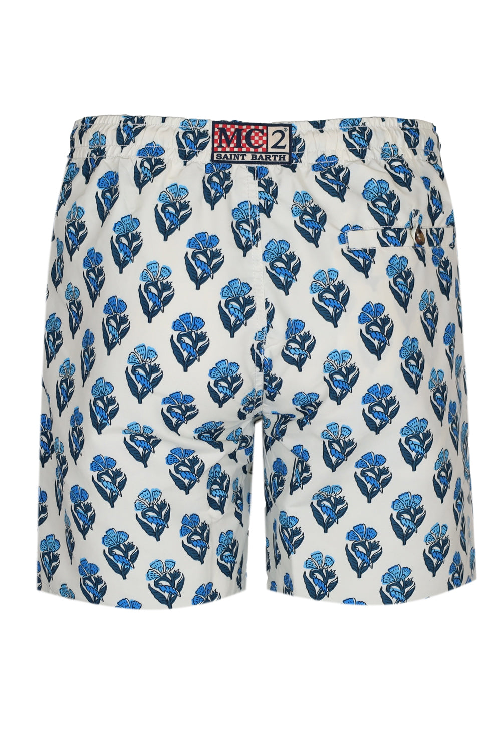 Load image into Gallery viewer, Men&amp;#39;s Swim Short Caprese with Flower Print
