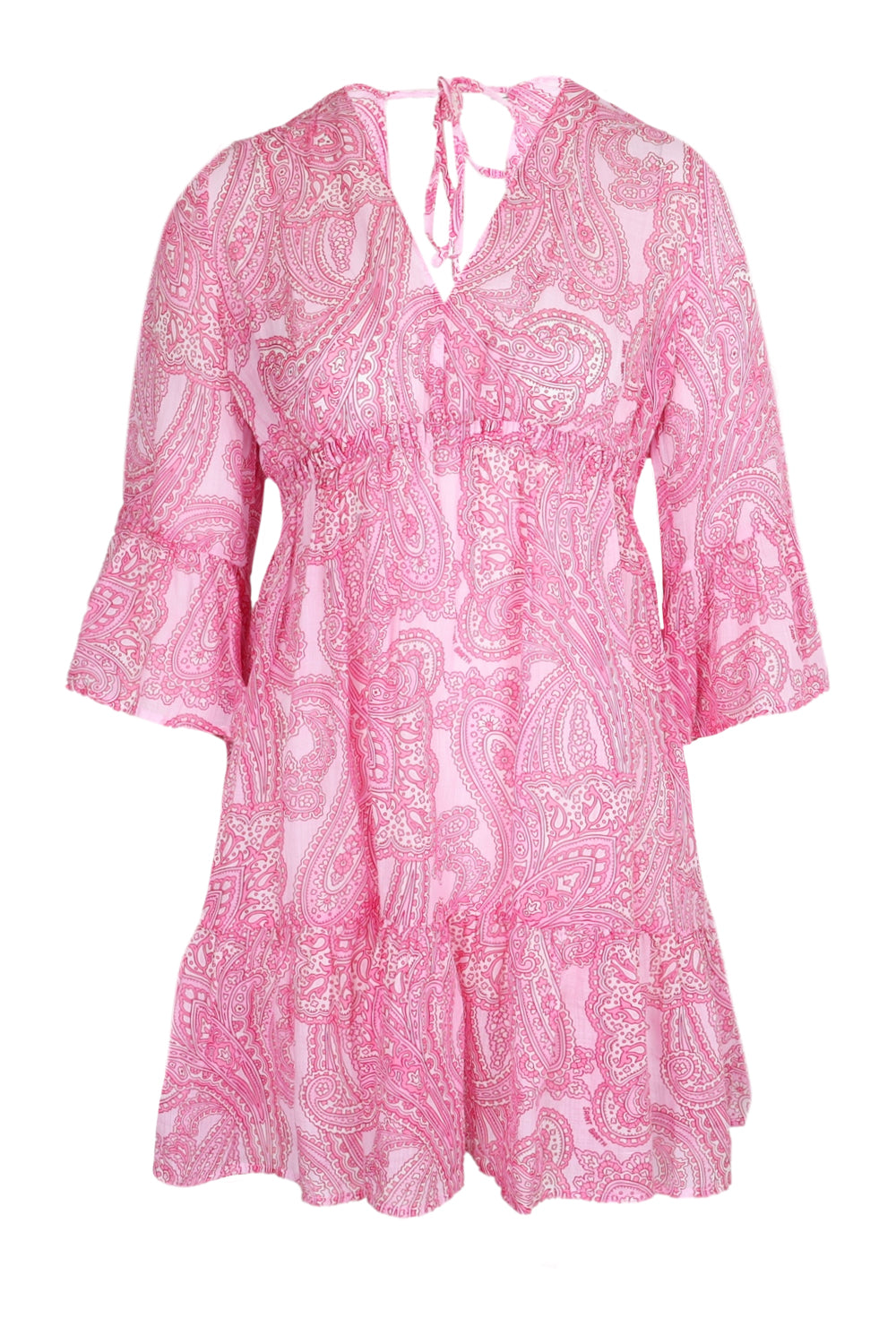 Ramie Cachemire Vibe Print Dress