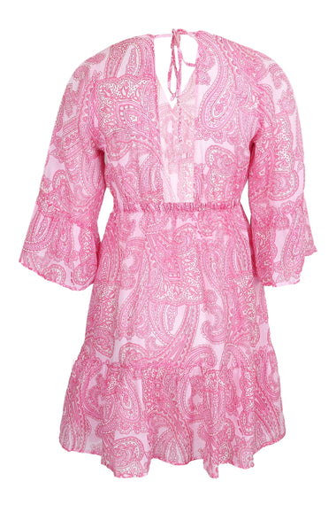 Ramie Cachemire Vibe Print Dress