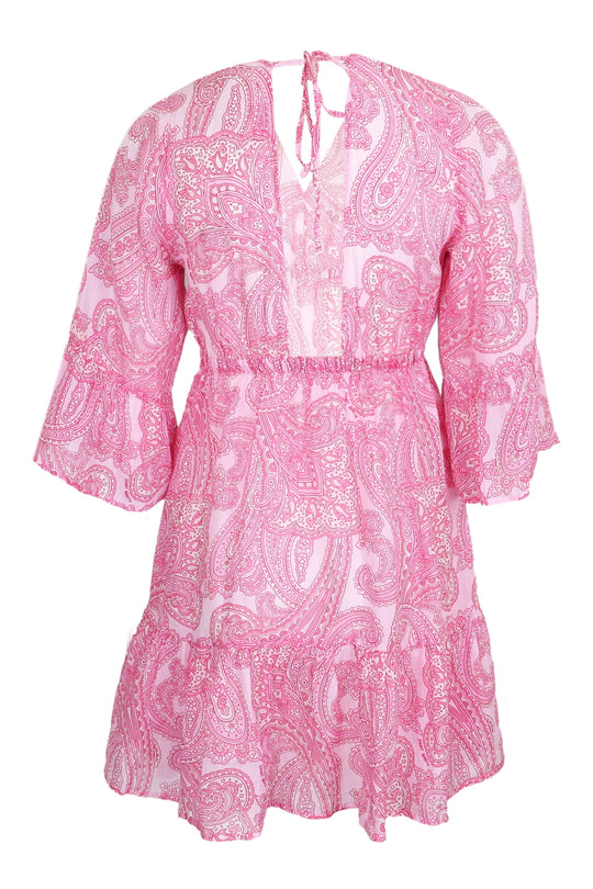 Load image into Gallery viewer, Ramie Cachemire Vibe Print Dress
