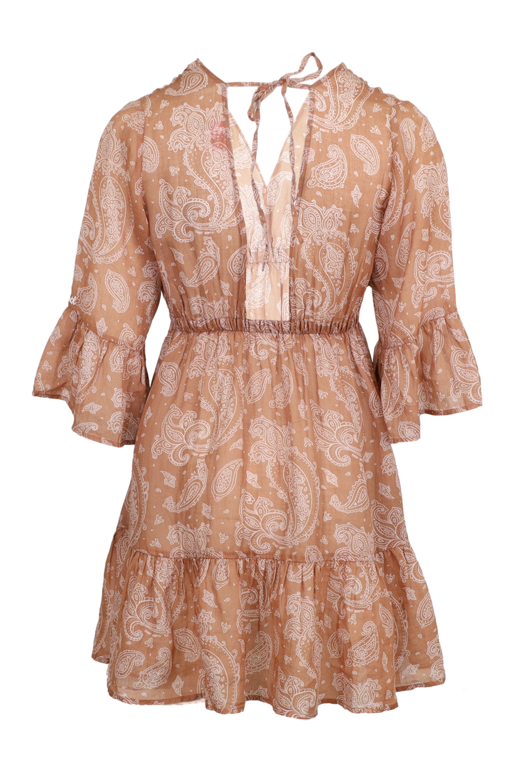 Load image into Gallery viewer, Ramie Elegant Paisley Print Dress
