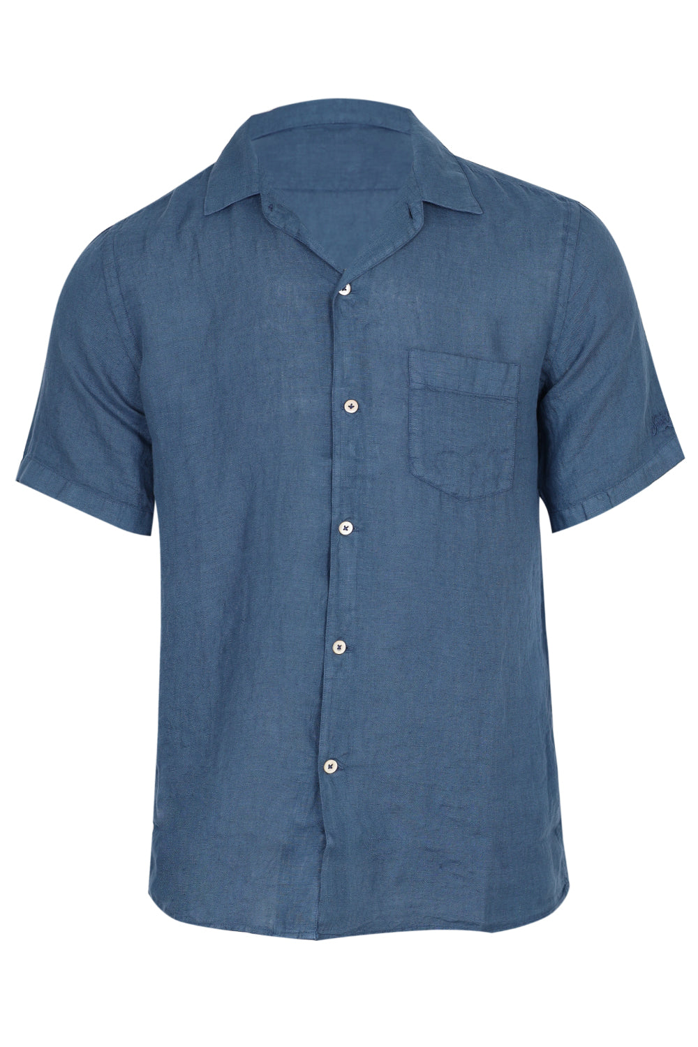 Sifnos Shirt Linen Marine Blue