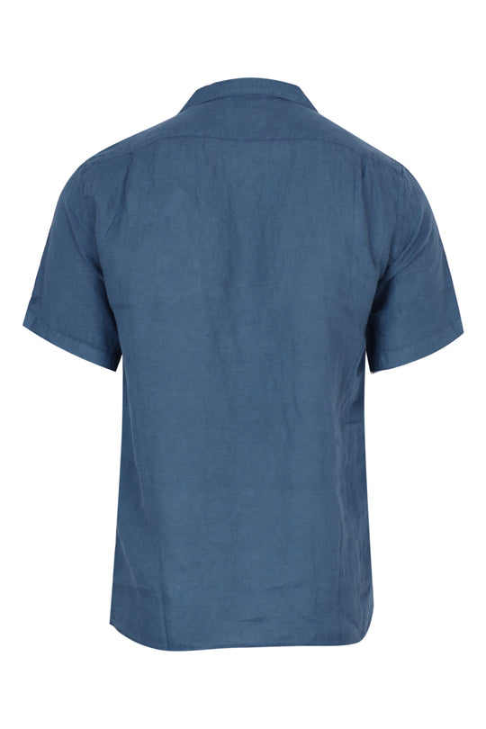 Sifnos Shirt Linen Marine Blue