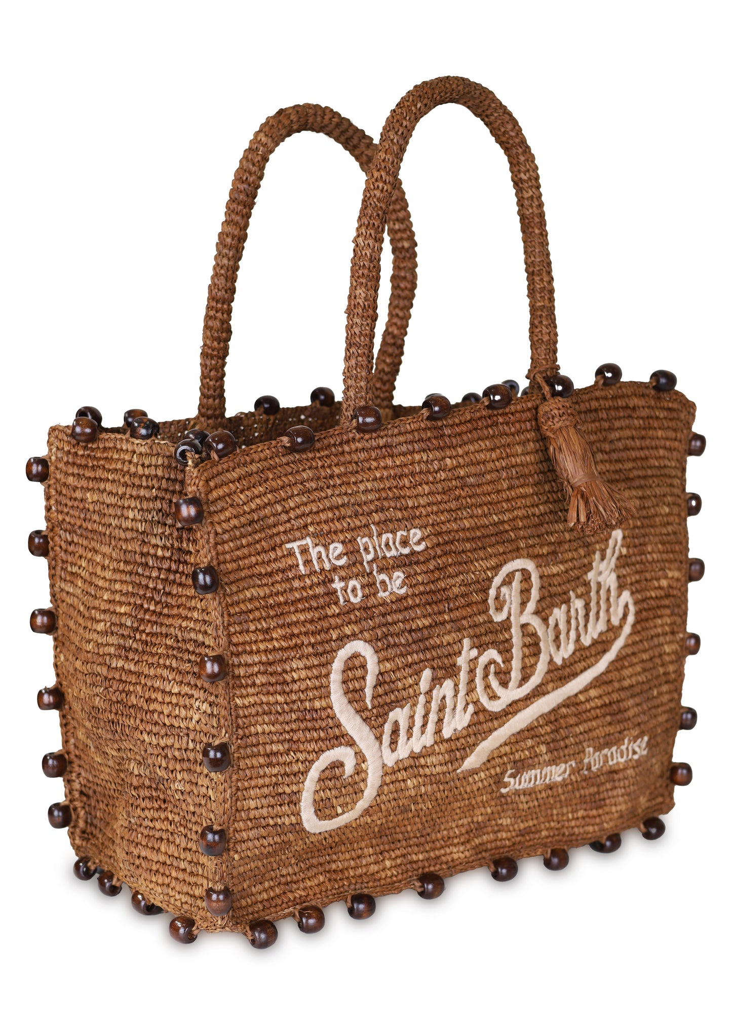 Load image into Gallery viewer, Vanity Raffia Beaded Bag
