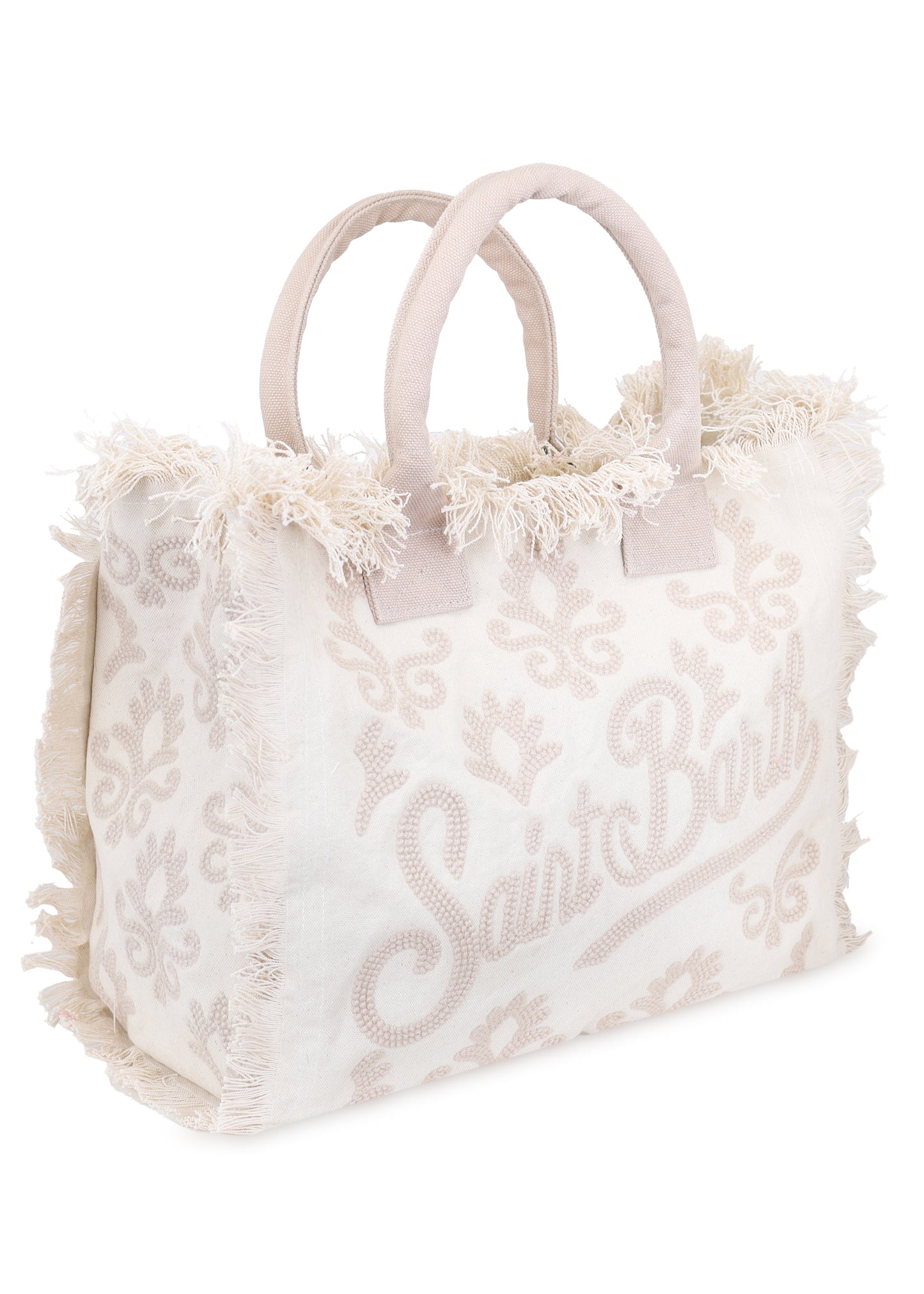 Load image into Gallery viewer, Vanity Rug White and Beige Tote Bag
