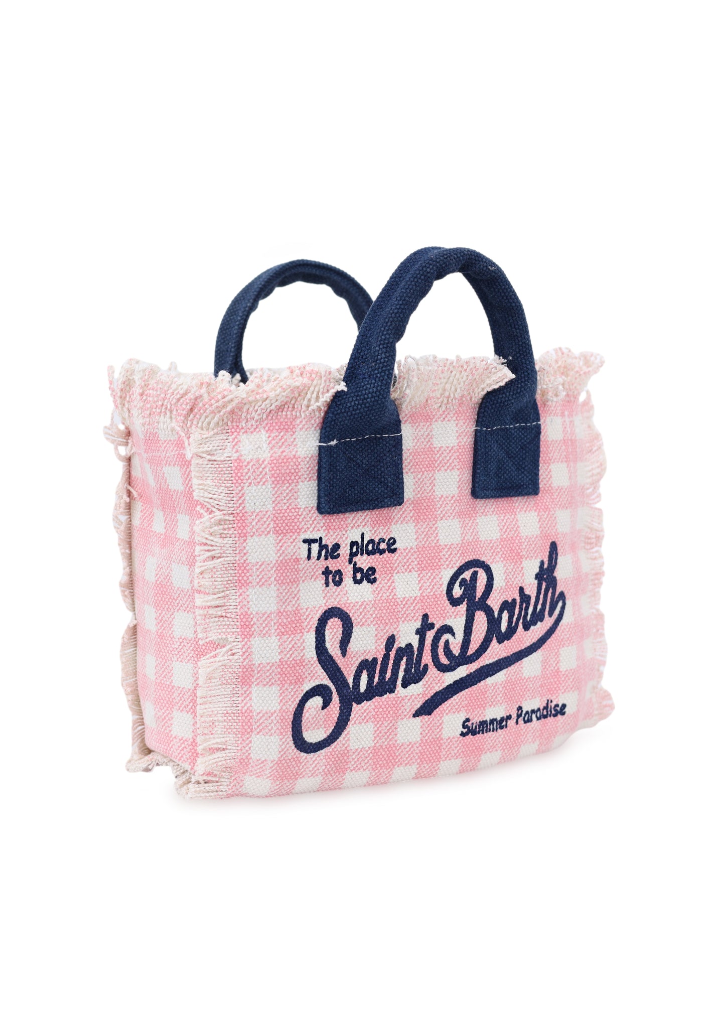 Load image into Gallery viewer, Vanity Vichy Mini Pink Tote Bag
