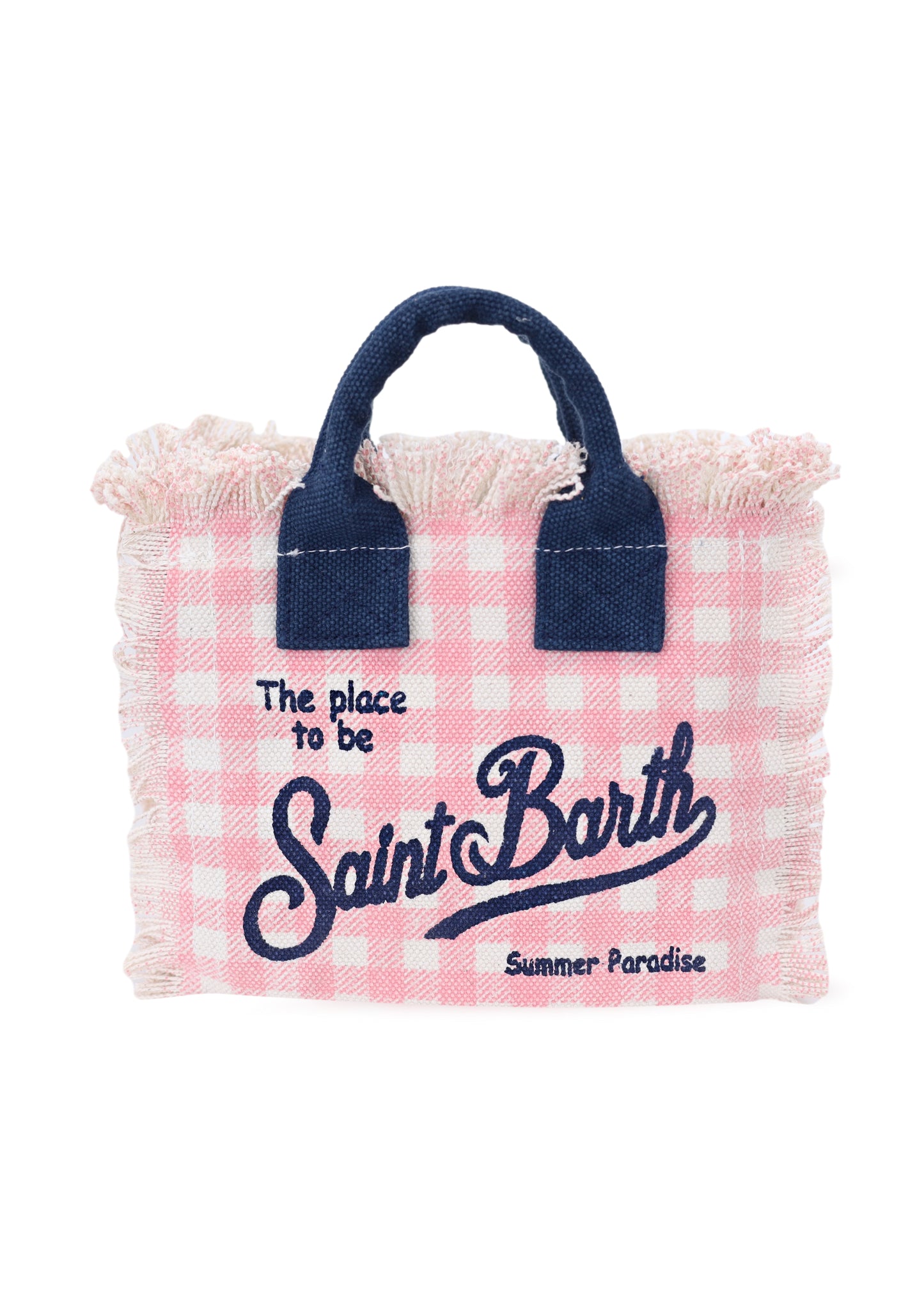Load image into Gallery viewer, Vanity Vichy Mini Pink Tote Bag
