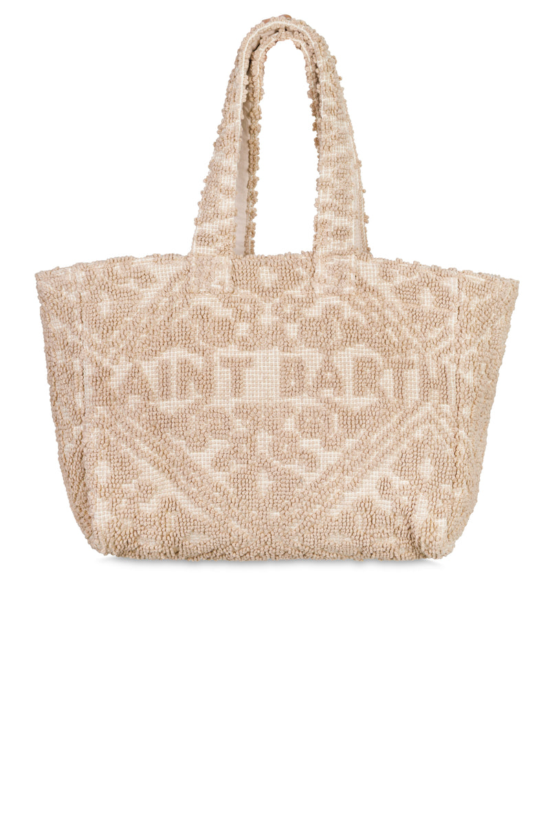 Tufting Tote Bag Beige