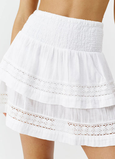 Barbara Skirt White - Skirt