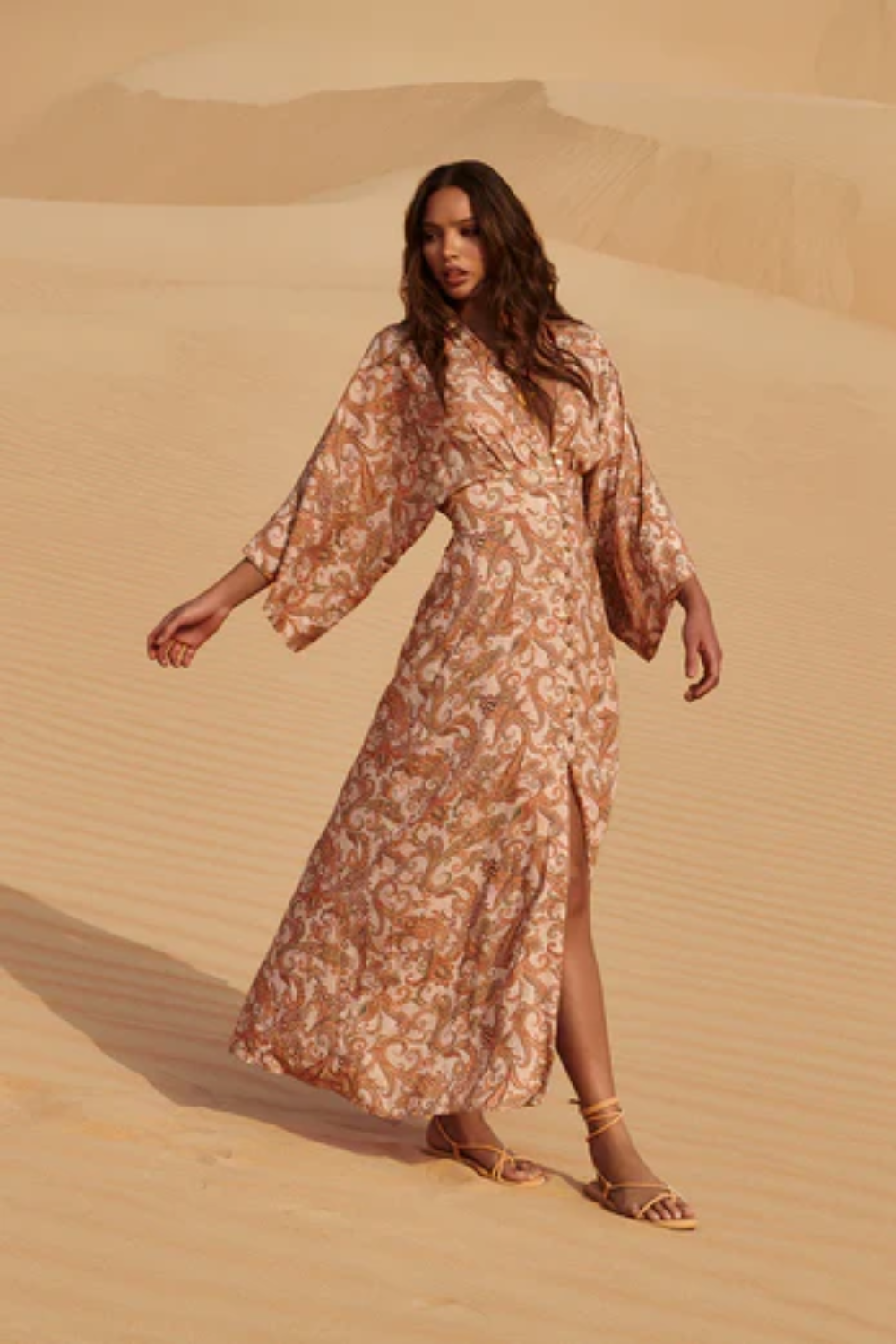 Beach Kaftan Dress with Print - Desiree Imagination Kaftan