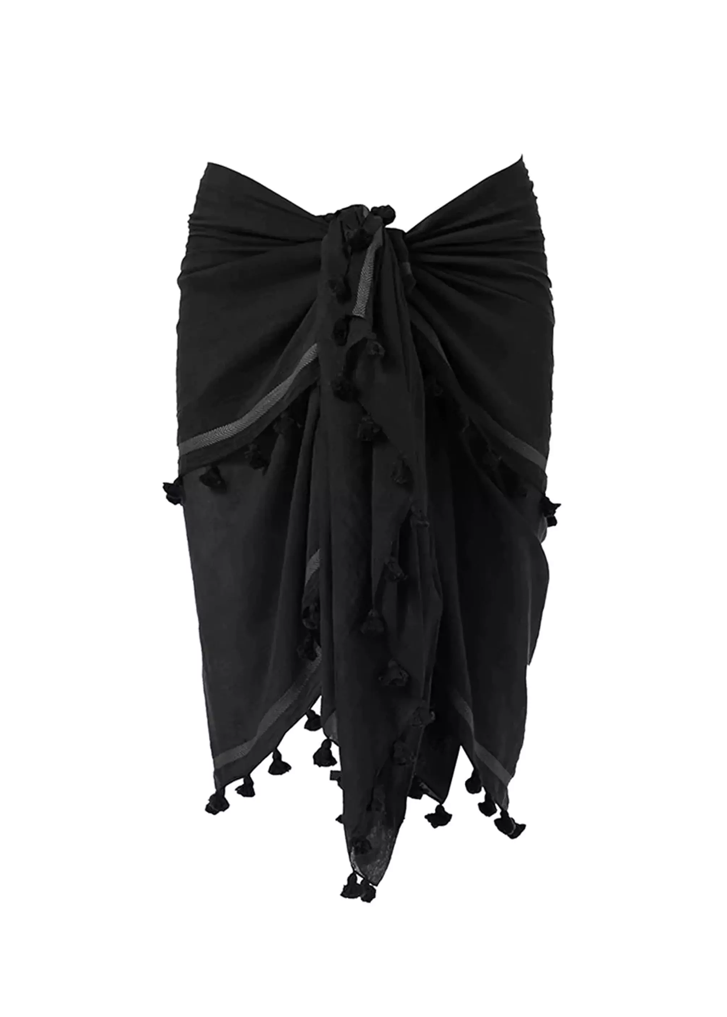 Load image into Gallery viewer, Pareo Black - Sarong
