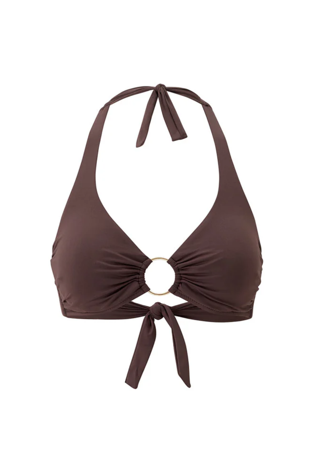 Load image into Gallery viewer, Brussels Bikini Top Brown
