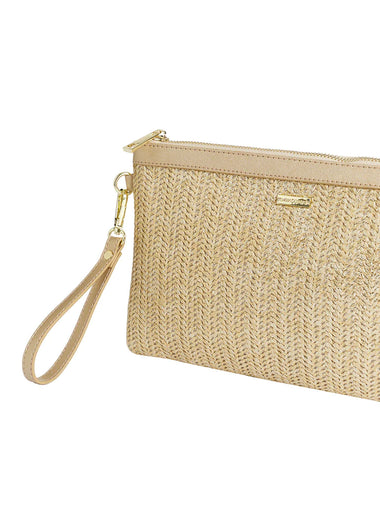 Capri Clutch Bag Gold - Pouch