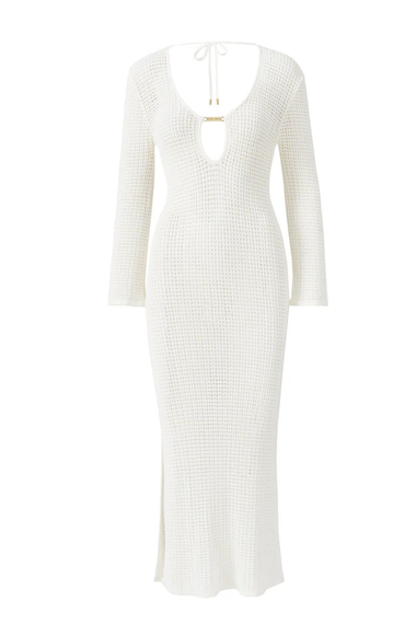 Casey Long Dress White