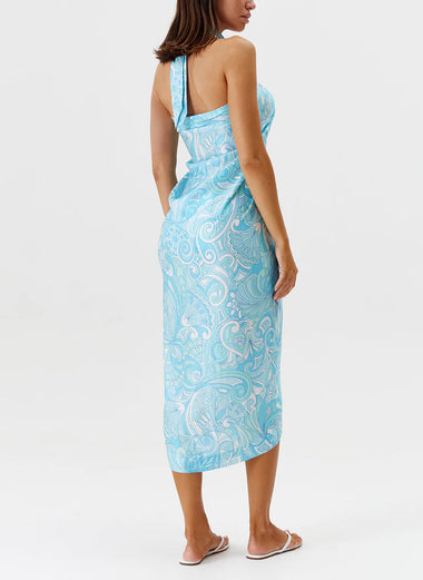 Ellie Pareo Mirage Blue - Sarong