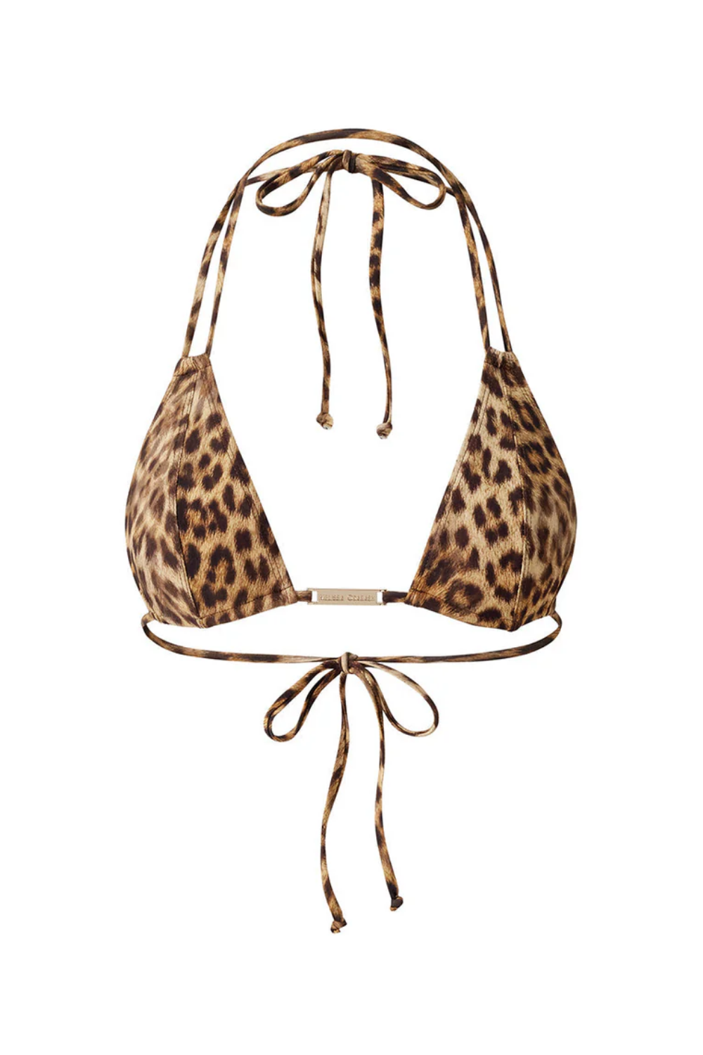 Load image into Gallery viewer, Girona Bikini Top Cheetah
