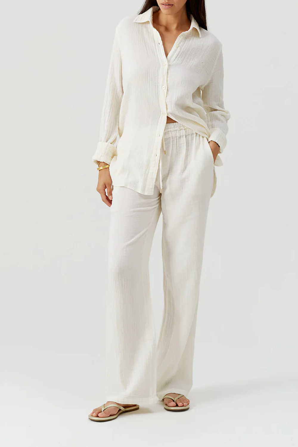 Load image into Gallery viewer, Krissy Trousers Ivory
