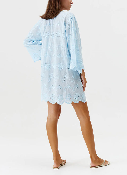 Load image into Gallery viewer, Lucy Kaftan Sky - Kaftan
