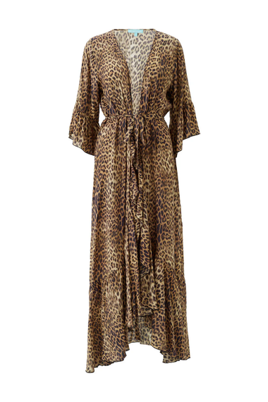 Manon Long Kaftan Cheetah