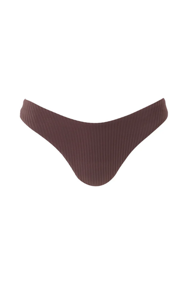 Montenegro Bikini Bottom Brown Ribbed