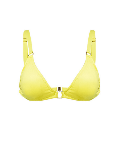 Melissa Odabash Montenegro Bikini Top Yellow